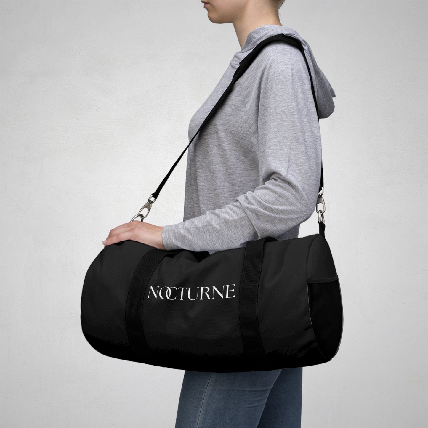 Black Nocturne Luxe Duffel Bag - Nocturne